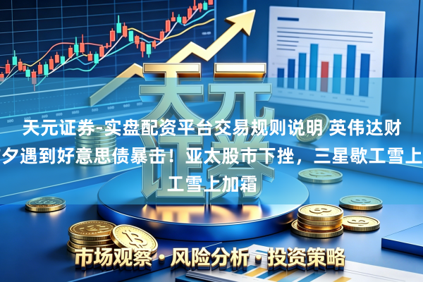 天元证券-实盘配资平台交易规则说明 英伟达财报前夕遇到好意思债暴击！亚太股市下挫，三星歇工雪上加霜